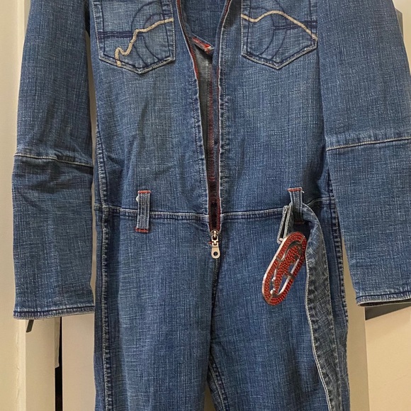 Retro 00’s Ecko Red Jean Jumpsuit - Picture 9 of 9